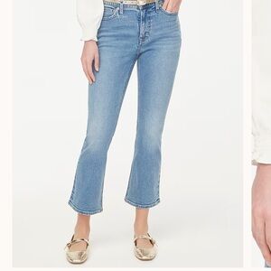 J. Crew Mid-Rise Flare Crop